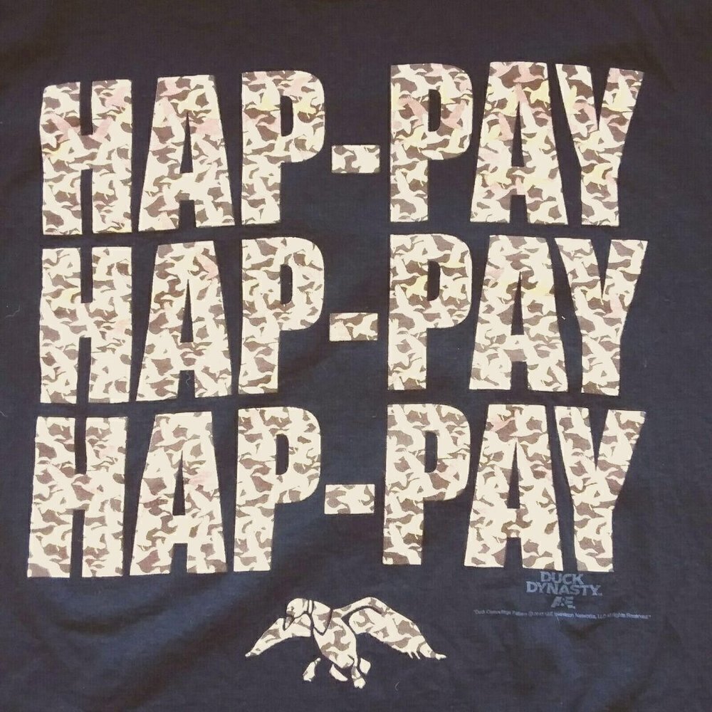 Duck Dynasty Black Unisex Camo Graphic Tee